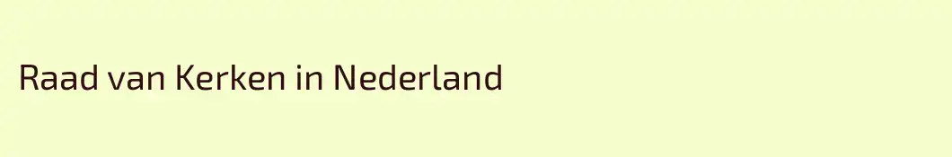 Raad van Kerken in Nederland